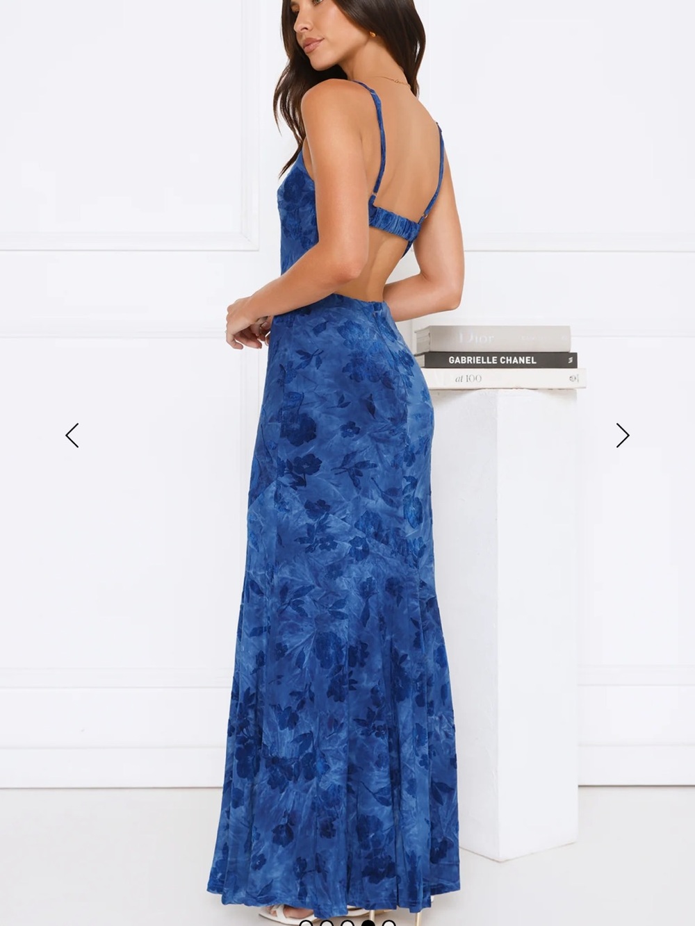 Hello Molly Blue Floral Maxi Dress